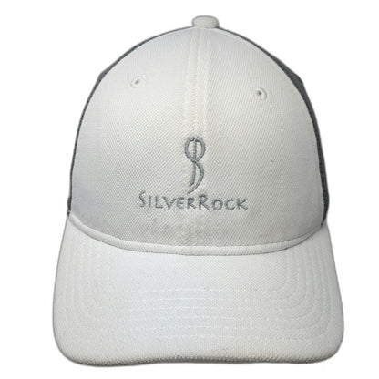 Imperial Baseball Cap White Gray One Size SilverRock Golf Performance Mesh Hat
