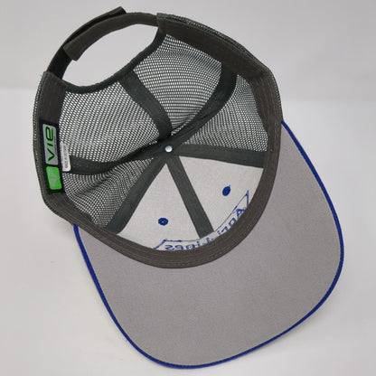 Agri-Lines Irrigation Inc Zimmatic by Lindsay Strapback Trucker Hat Gray OS Vie