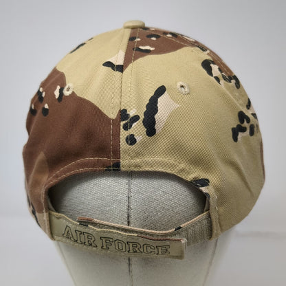 Hosanna Baseball Cap Beige OSFM Desert Camo Air Force Seal US Flag Military Hat