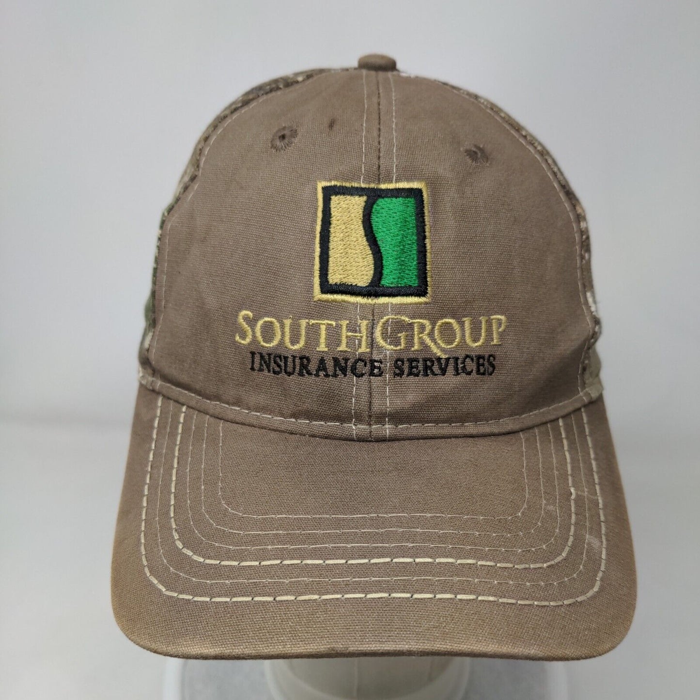 South Group Insurance Services Slideback Hat Multi OSFM Camo Realtree