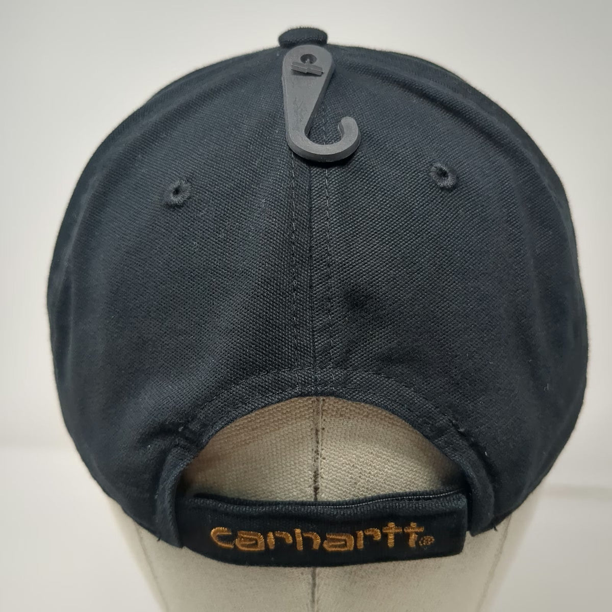 Carhartt Baseball Cap Black One Size Amalgamated Sugar Strapback Cotton Work Hat