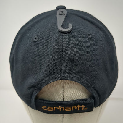 Carhartt Baseball Cap Black One Size Amalgamated Sugar Strapback Cotton Work Hat