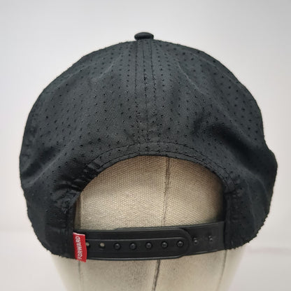 Forward Academy FWD Patch Trucker Hat Black One Size Mesh Back Snapback Cap