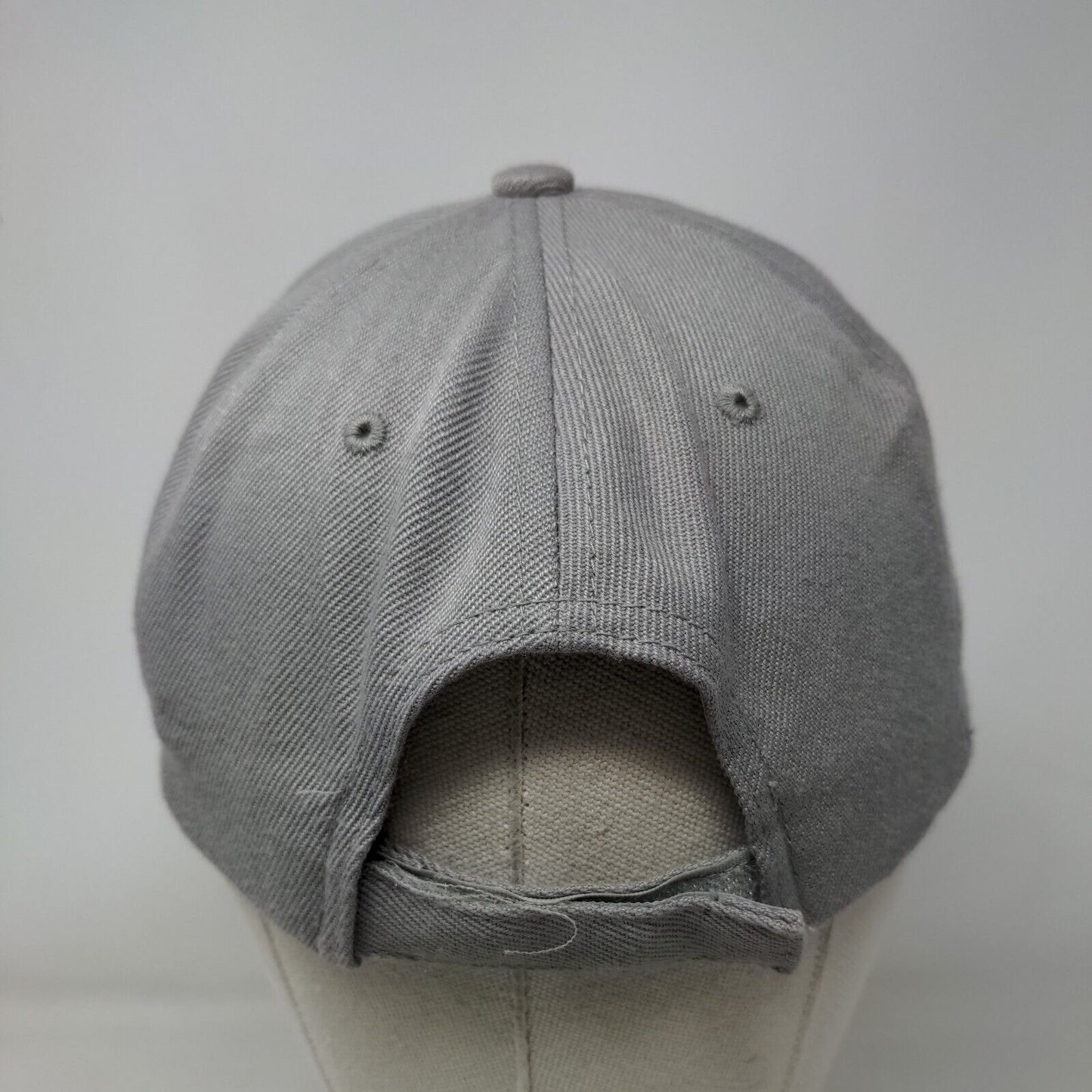 Chaos Coordinator Strapback Hat Gray One Size Adjustable Vent Holes