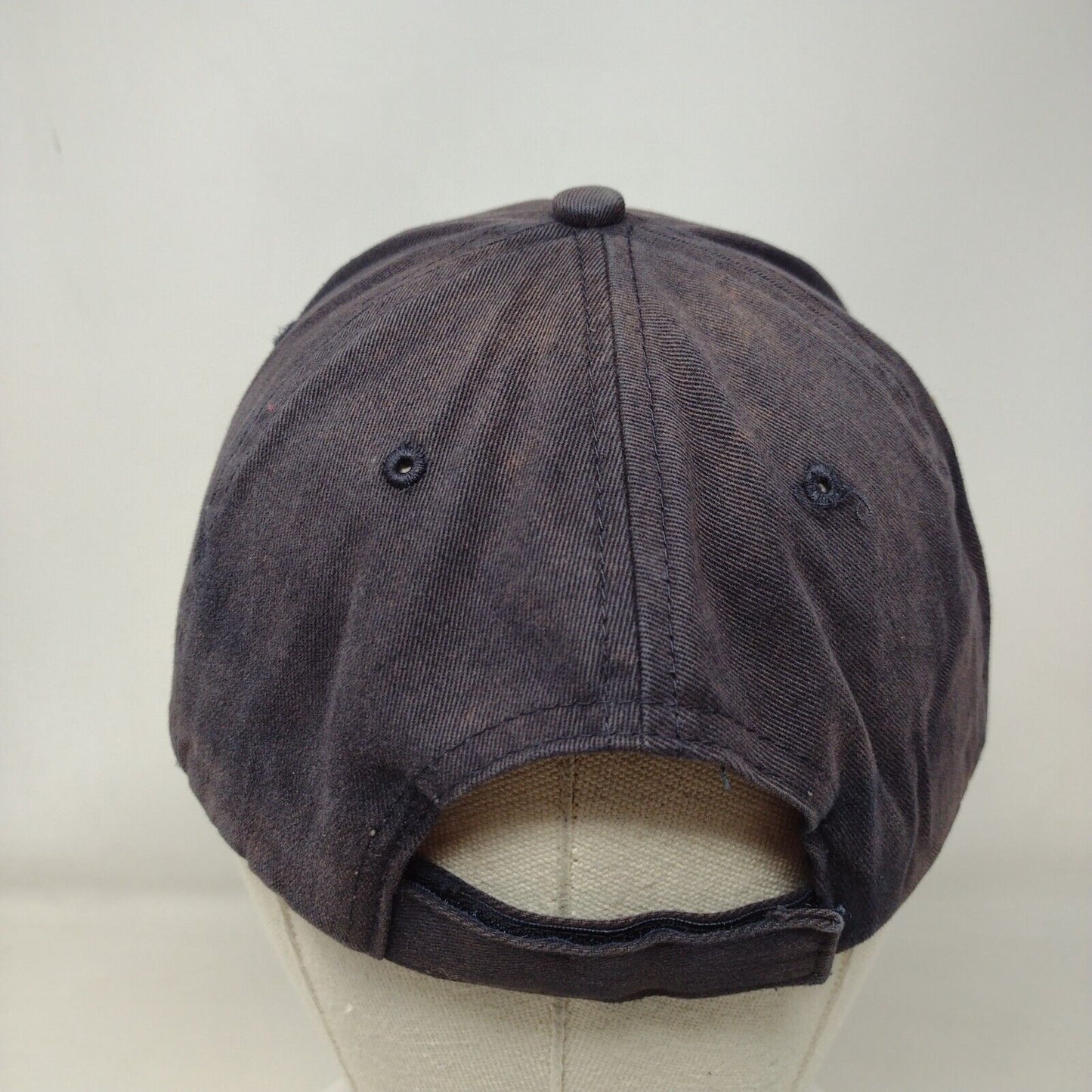USA Strong Strapback Hat Blue OSFA Embroidered Pink Ribbon St. Luke's