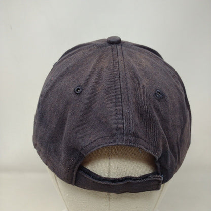 USA Strong Strapback Hat Blue OSFA Embroidered Pink Ribbon St. Luke's