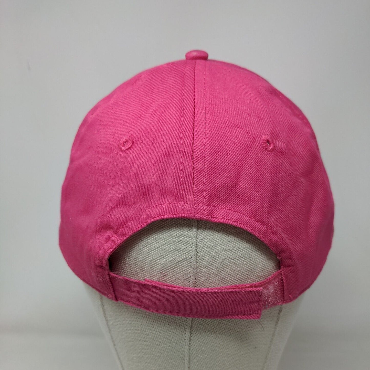 Unbranded Strapback Hat Pink OSFM Adjustable Outdoor 6 Panel Blank