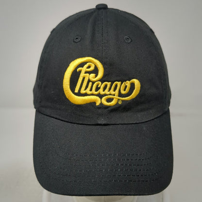 Chicago Baseball Cap Black One Size Hat Script Embroidery Number 55 Strapback