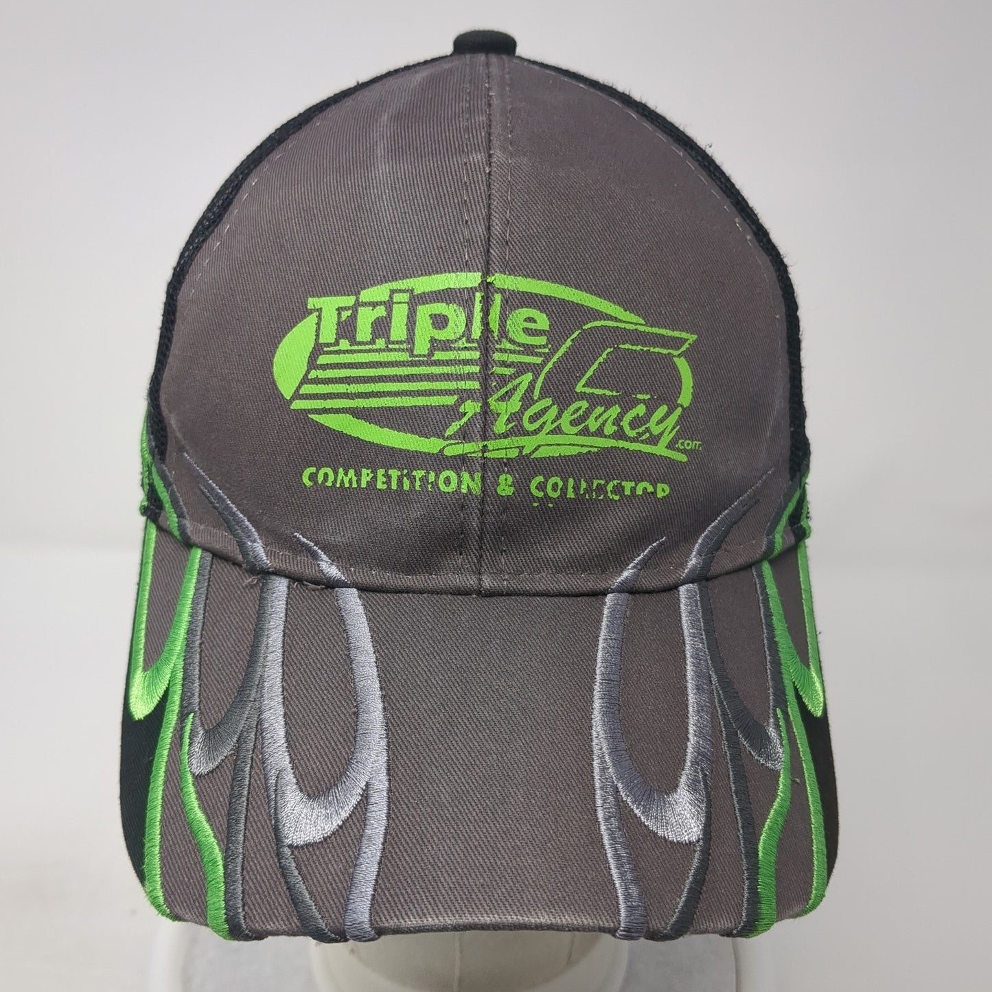 Triple C Agency Strapback Trucker Hat Multicolor One Size Mesh Back