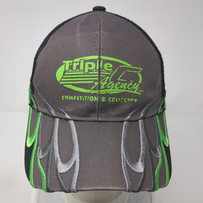 Triple C Agency Strapback Trucker Hat Multicolor One Size Mesh Back