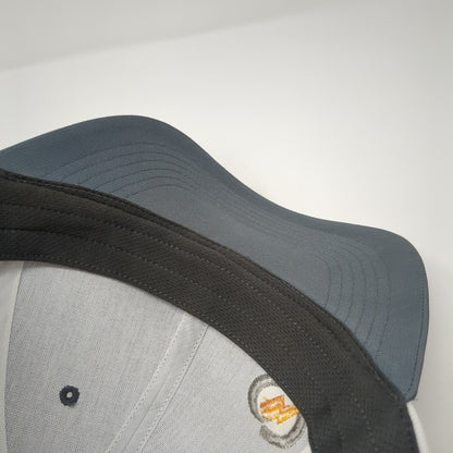 Quanta Strapback Hat Gray M/L Adjustable Embroidered Breathable Richardson