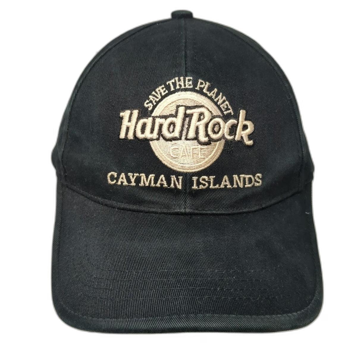 Hard Rock Cafe Baseball Cap Black One Size Cayman Islands Save The Planet Hat