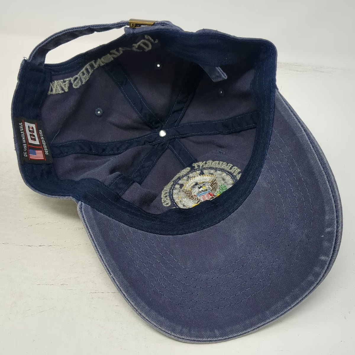 DC One Whole Sale Baseball Cap Blue One Size Presidential Seal Washington DC Hat