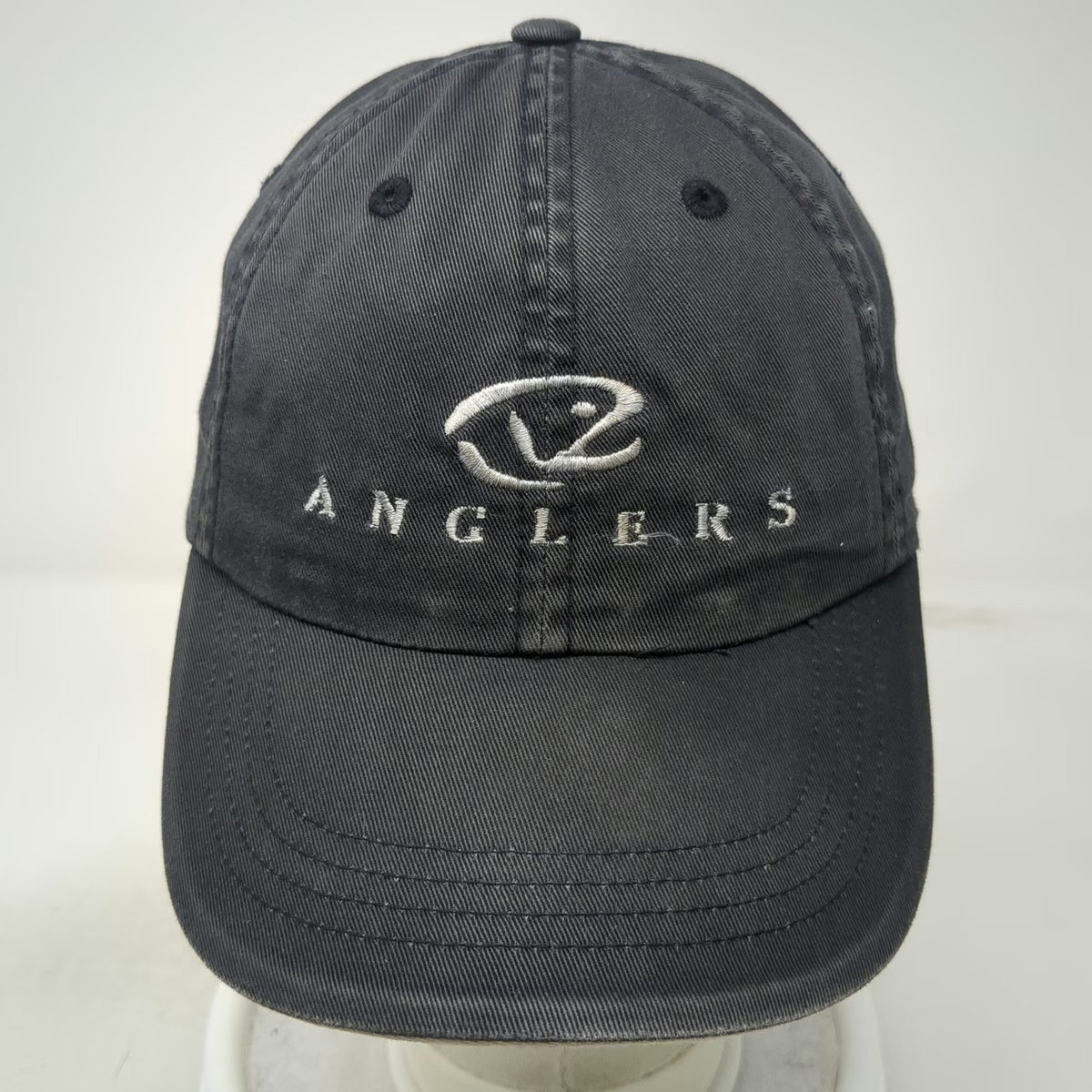 Port Authority Baseball Cap Gray One Size Boise Idaho Anglers Embroidered Hat