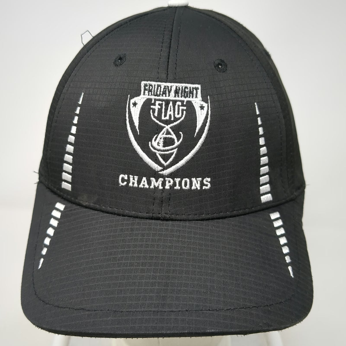 Cap America Baseball Cap Black One Size NFL Friday Night Flag Champions Hat
