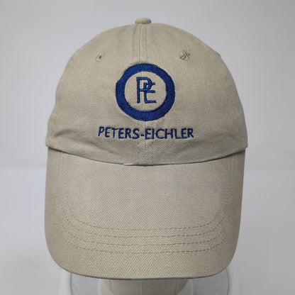Peters-Eichler Slideback Hat Brown One Size Adjustable Embroidered Anvil