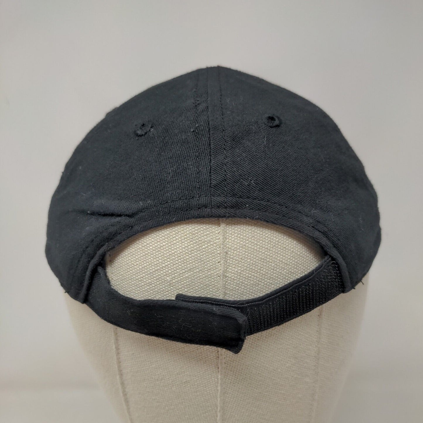 Nike Boy's Strapback Hat Black Embroidered Swoosh Logo 100% Cotton