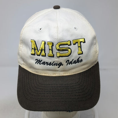 OTTO Snapback White Black Hat One Size MIST Marsing Idaho Speedboat Graphic Logo