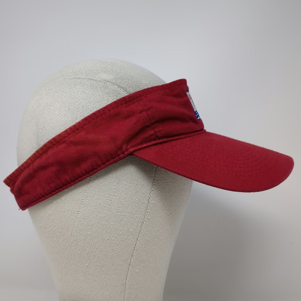 Port & Company Visor Red OSFM ASCA Swimming Coaches Association Strapback Hat