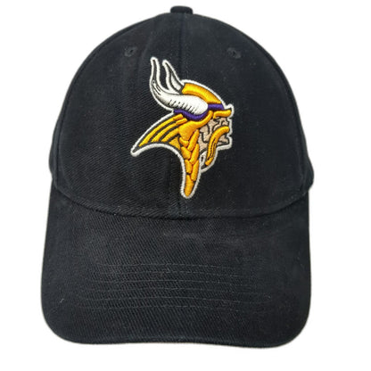 Reebok Baseball Cap Black One Size NFL Minnesota Vikings Corduroy Strapback Hat