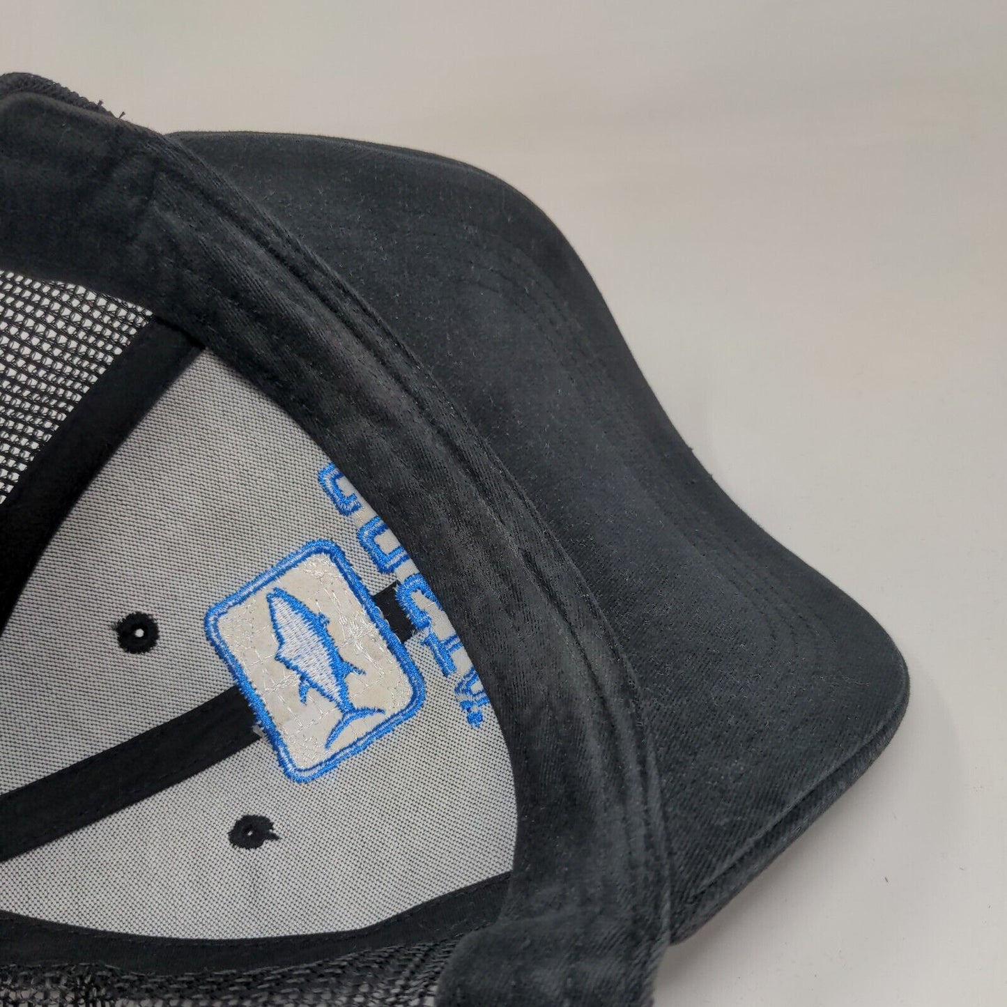 Costa del Mar Snapback Trucker Hat Black One Size Embroidered Mesh Back