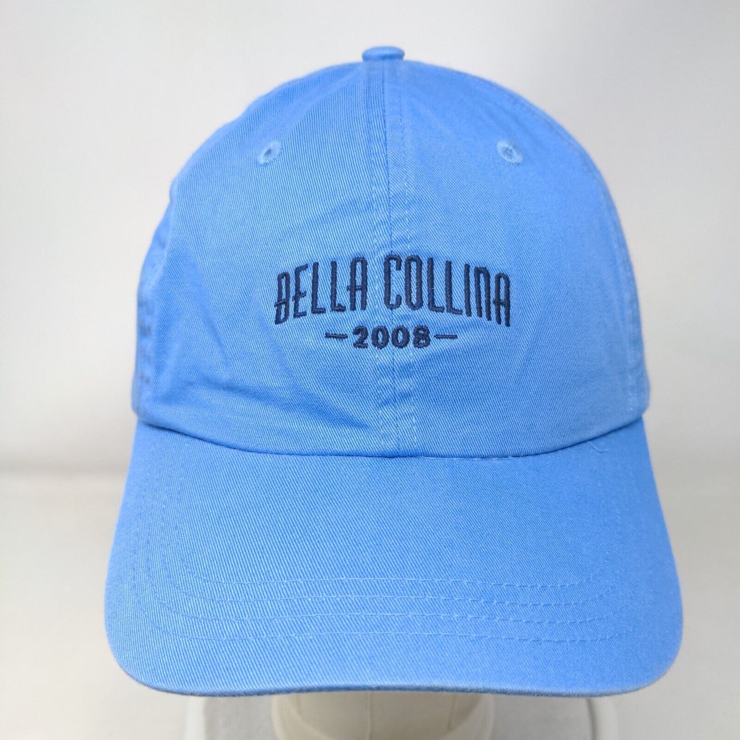 Bella Collina 2008 Slideback Hat Blue Mid Fit Embroidered Ahead