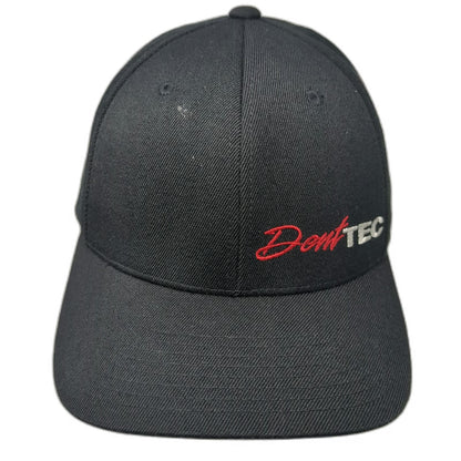 Richardson Baseball Cap Black XL DentTEC Flexfit Stretch Fit Hat Acrylic Wool
