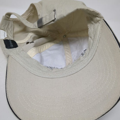 Gulfstream Baseball Cap Brown Black One Size Slideback Cotton Embroidered Hat
