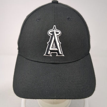New Era 39THIRTY Baseball Cap Black M Los Angeles Angels MLB Stretch Fit Hat