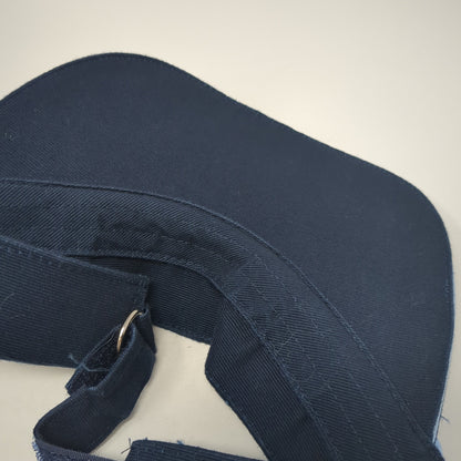 Spirit Hearts Strapback Visor Hat Blue One Size Adjustable Outdoor
