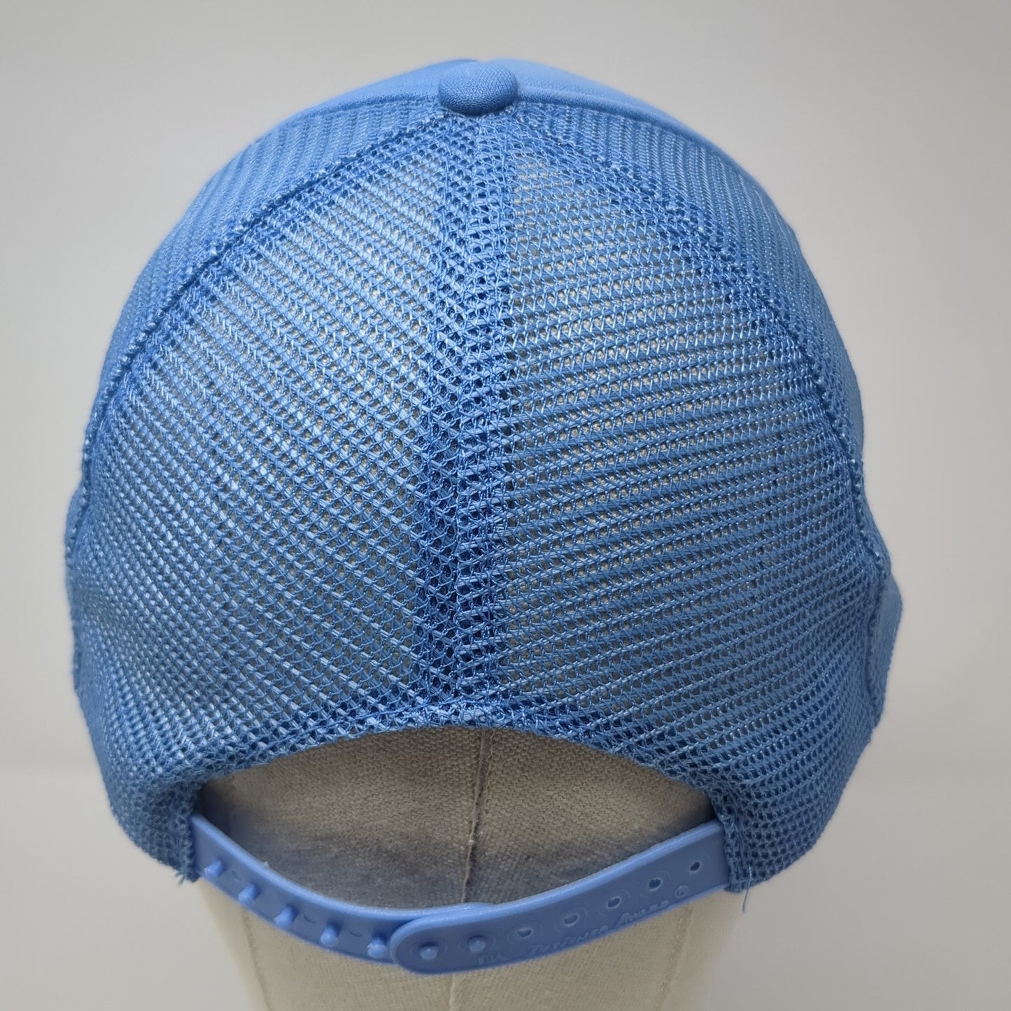 Optimist Football Snapback Trucker Hat Blue OS Adjustable Mesh Back 6 Panel