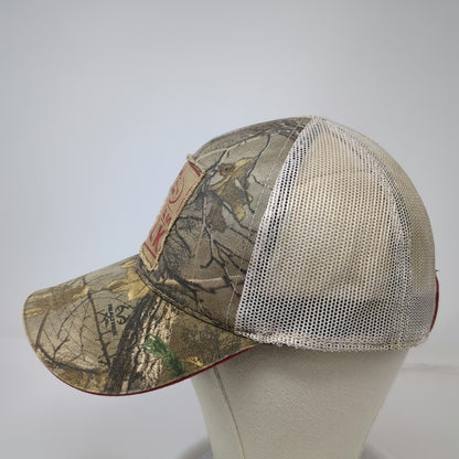 Outdoor Cap Baseball Brown One Size Mesh Back Realtree Camo RMEF Team Elk Hat