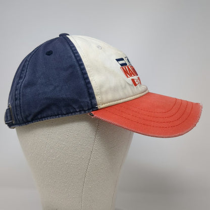 Nautica Slideback Baseball Cap Blue One Size Nautical Signal Flags Cotton Hat