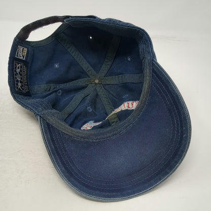 Ahead Baseball Cap Blue One Size Hat Humarock Arched Logo Strapback Adjustable