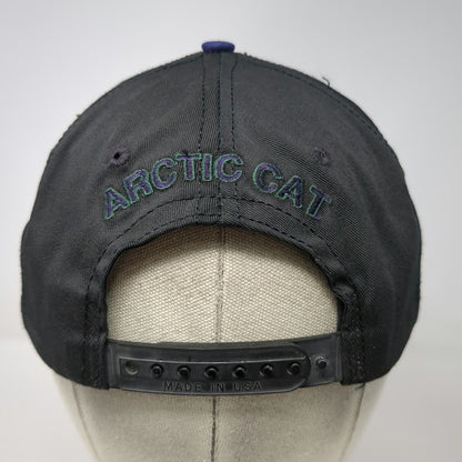 Arctic Cat Prowler Snowmobile Snapback Black Purple One Size Made in USA Hat