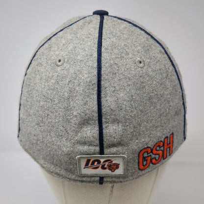 Chicago Bears NFL New Era Cap Gray Blue Orange L 100th Anniversary GSH 1920 Hat