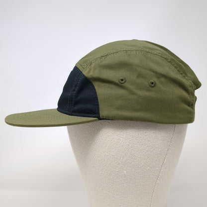 Bogus Basin Boise Idaho 5 Panel Green One Size Hat Leather Strapback Ski Resort