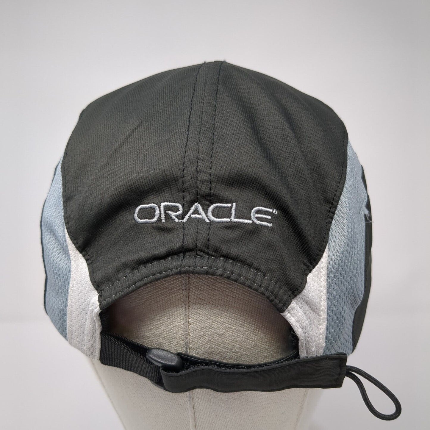 Oracle Strapback Hat Black One Size Embroidered Colorblock Legend
