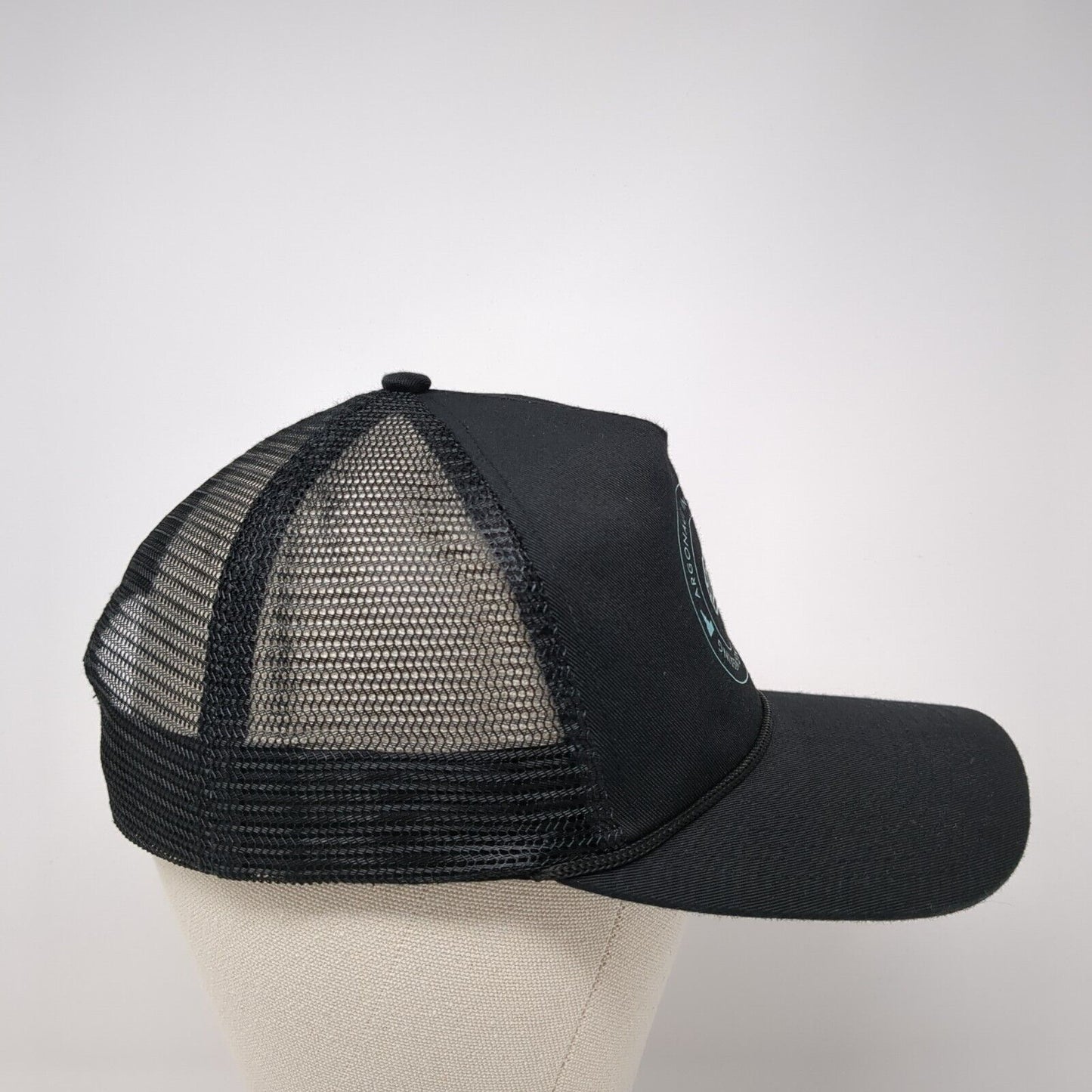 Argonaut Inflatable Research & Engineering Snapback Trucker Hat Black OS Rope