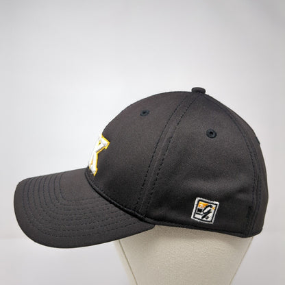 BK Knights Fitted Hat Black Medium Embroidered Solid 6 Panel The Game