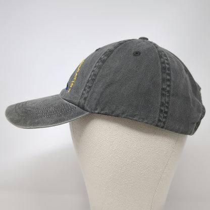 Anvil Baseball Cap Gray One Size Intercoastal Corporation Slideback Logo Hat