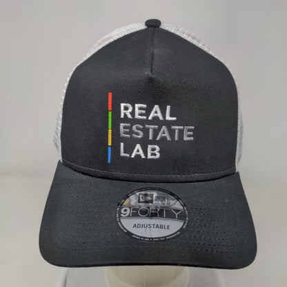Real Estate Lab Snapback Mesh Back Trucker Hat Black OSFM New Era
