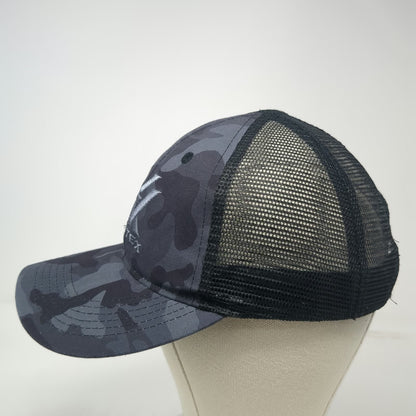 Vortex Trucker Hat Black Camo One Size Mesh Snapback Embroidered Logo Outdoor
