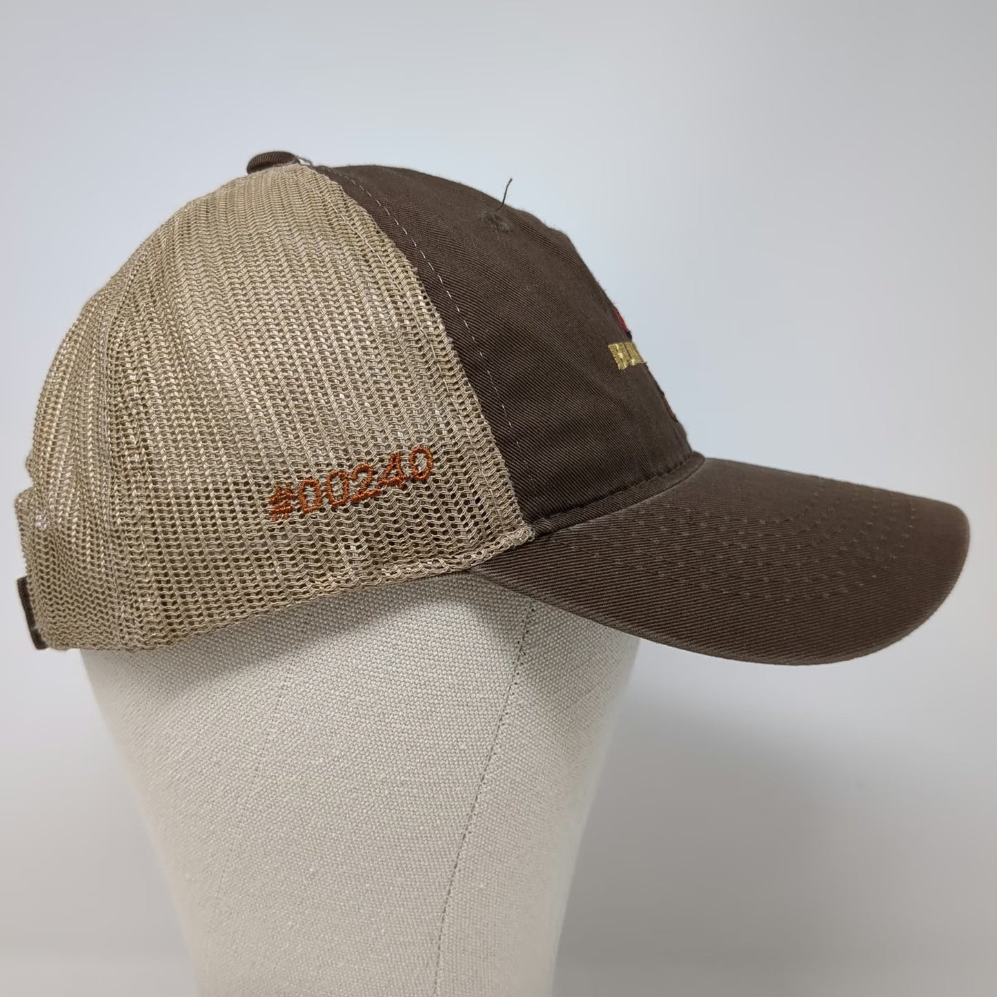 Outdoor Cap Bumdrums Baseball Cap Brown One Size Mesh Back Strapback Hat Flame
