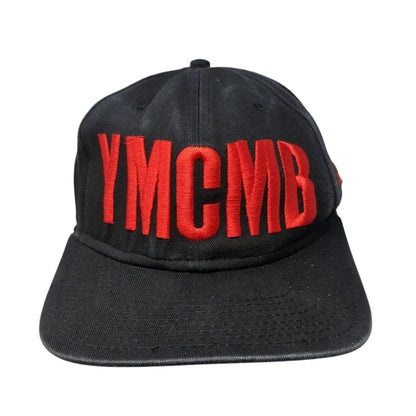 YMCMB Snapback Hat Black OSFA Adjustable Embroidered Solid 6 Panel