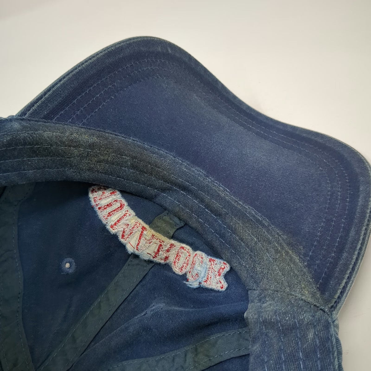 Ahead Baseball Cap Blue One Size Hat Humarock Arched Logo Strapback Adjustable