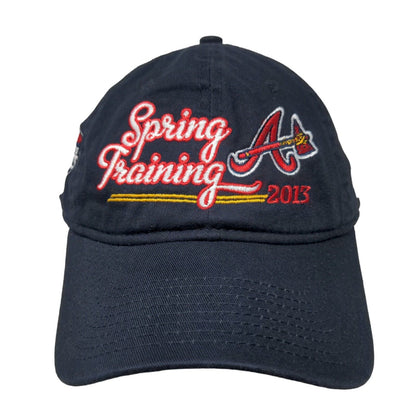 New Era Men's Slideback Hat Blue Atlanta Braves 2013 Spring Training Logo