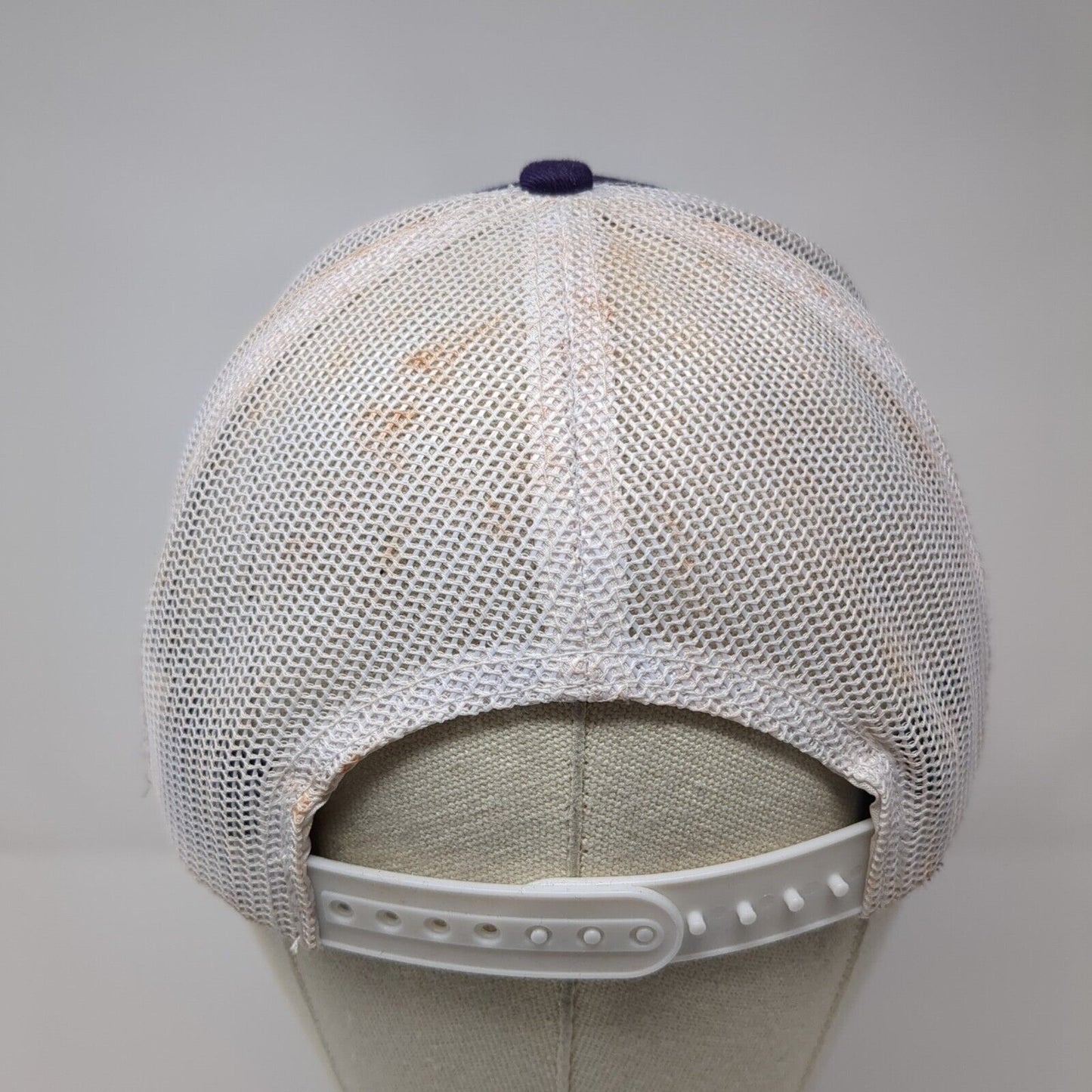 McCall Parks & Rec Snapback Trucker Hat Purple OSFM Adjustable Mesh Back NV Caps