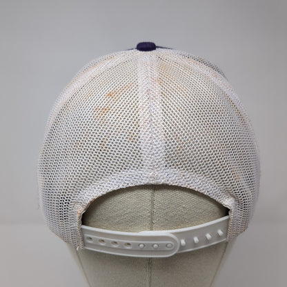 McCall Parks & Rec Snapback Trucker Hat Purple OSFM Adjustable Mesh Back NV Caps