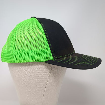 Pacific Headwear Trucker Hat Black Green One Size Welding Services Snapback Hat